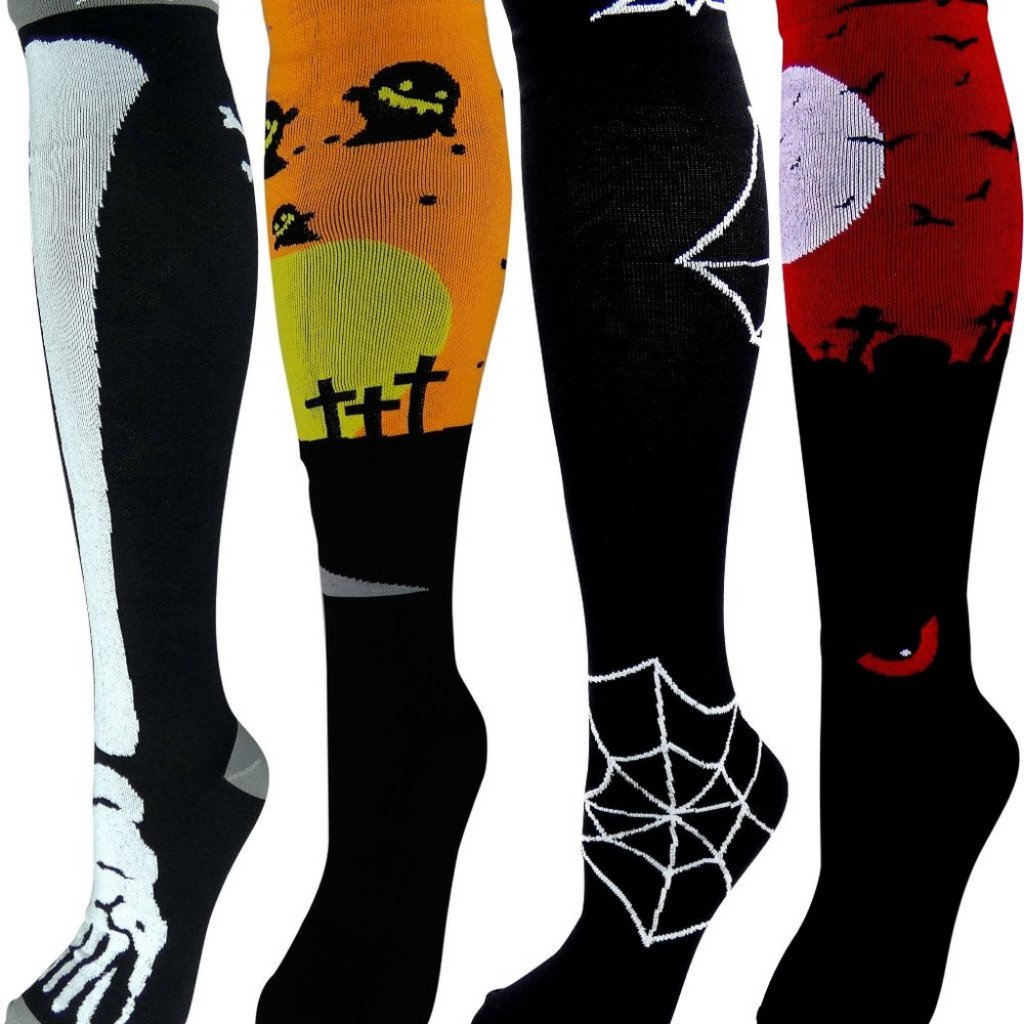 4 Pair Compression Socks